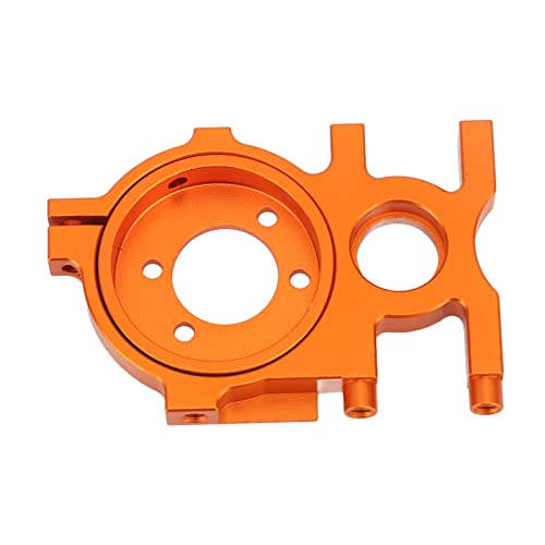 KENANLAN RC Auto Motorhalterung, RC Motorhalterung mit Schrauben, Motorhalterung aus Aluminiumlegierung für ZD Racing 1/8 RC Auto, Orange Farbe von KENANLAN