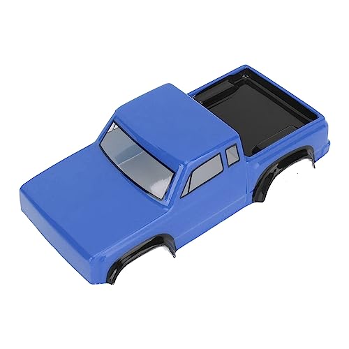 KENANLAN RC Car Karosserie, Kunststoff, 125 Mm Radstand, Exquisites RC Car Shell LKW Karosseriezubehör für Axial SCX24 1/24 (Blau) von KENANLAN