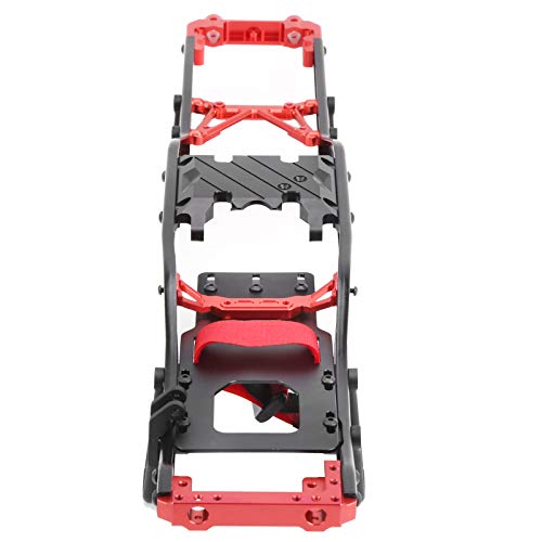 KENANLAN RC Crawler Chassis Rahmenaufhängungshalterung mit Metallbatterieplatte für Axial SCX10 II 90046 90047 1/10 RC Car von KENANLAN