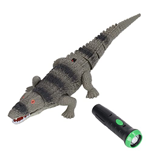 KENANLAN RC Crocodilian Toys Innovatives Infrarot Lichtsensor Soundeffekt Fernbedienungssimulations Krokodilmodell für Erwachsene von KENANLAN