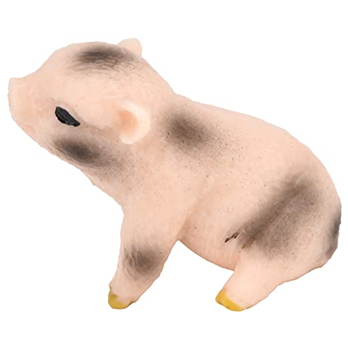 KENANLAN Schwein Modell, Bauernhof Tier Schwein Figur Modell Pädagogische Kognitive Kinder Spielzeug Dekoration Ornament (127-385 Mini-Schwein Warzenschwein) von KENANLAN