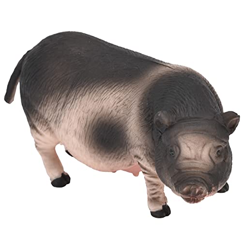 KENANLAN Schwein Modell, Bauernhof Tier Schwein Figur Modell Pädagogische Kognitive Kinder Spielzeug Dekoration Ornament (127-447 Vietnamesisches Schwein Warzenschwein) von KENANLAN