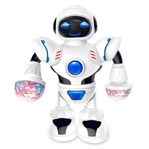 KENANLAN Tanzroboter Puzzle mit LED Licht und Musik, Pädagogisches Elektrisches Roboterspielzeug für Kinder von KENANLAN