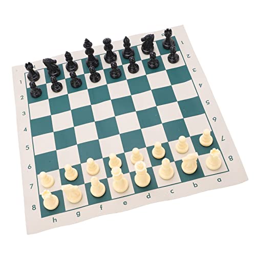 Tragbares PVC-Schach-Reise-Schach-Set für drinnen und draußen, zum Spielen und Entspannen von KENANLAN