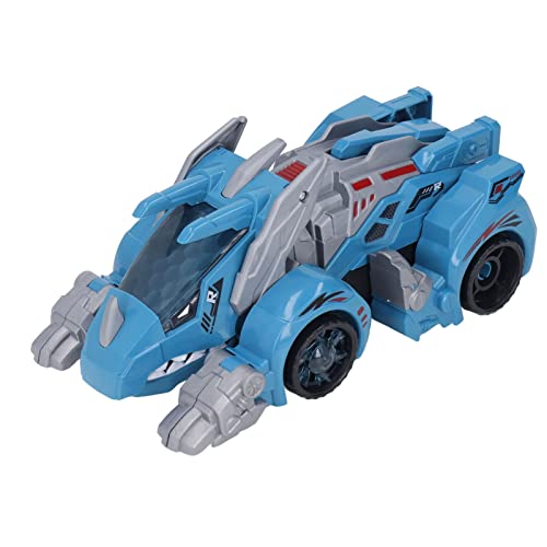 Verwandeltes Dinosaurier Roboterauto, 2 in 1 elektrisches Dinosaurier Auto für Kinder, LED Lichtmusik, Verwandelndes Dinosaurier Auto, Nebelspray, Dinosaurier Deformationsauto von KENANLAN