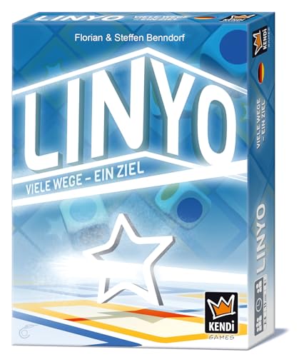 KENDi GAMES LINYO Farb-Würfelspiel, Familienspiel für 2-6 Spieler von KENDi GAMES