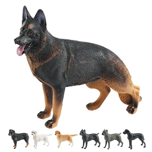 KERALI -Hundefiguren, realistische, detaillierte -Hundefiguren, handbemalte Hündchen-Ornamente, dekorative Miniaturtiere, kleine Modellhunde für Heimdekoration, Sammlerstücke, Geschenk von KERALI