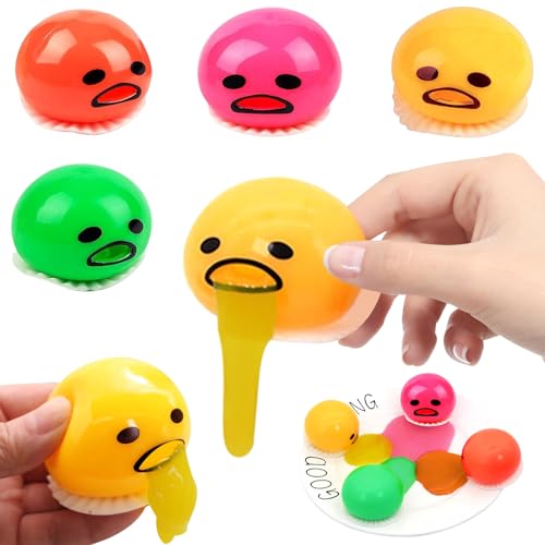 KERANEET Punking Ball Eigelbdruckkugel Squeeze Toys Interessante Eigelbdruckkugel Stressabbau Spielzeug für Kinder und Erwachsene Kniffliges Spiel Prank Toys Geschenk (Emoticons) von KERANEET