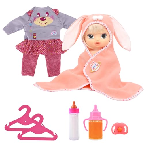 KERANEET Puppenkleidung 5 Stück Puppenzubehör Kleidung Puppen Kleidung Puppen Geschenk für Kinder Mädchen KERANEET Puppenkleidung 5 Stück Puppenzubehör Kleidung Puppen Kleidung Puppen Geschenk für Kinder Mädchen von KERANEET