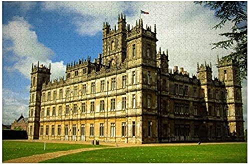 KESIMO Puzzles 1000 Teile Für Erwachsene Papery Puzzle Game Toys – Highclere Castle Downton Abbey 38x26CM von KESIMO