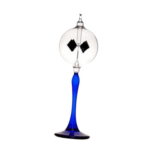 KESOTO Solar Crookes Radiometer mit Drehenden Flügeln für Tisch Und Regal, Blau von KESOTO