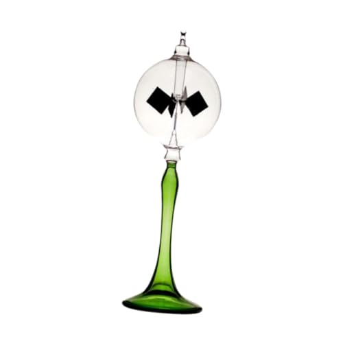 KESOTO Solar Crookes Radiometer mit Drehenden Flügeln für Tisch Und Regal, GrÜn von KESOTO