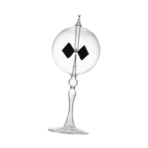 KESOTO Solar Crookes Radiometer mit Drehenden Flügeln für Tisch Und Regal, Klar von KESOTO