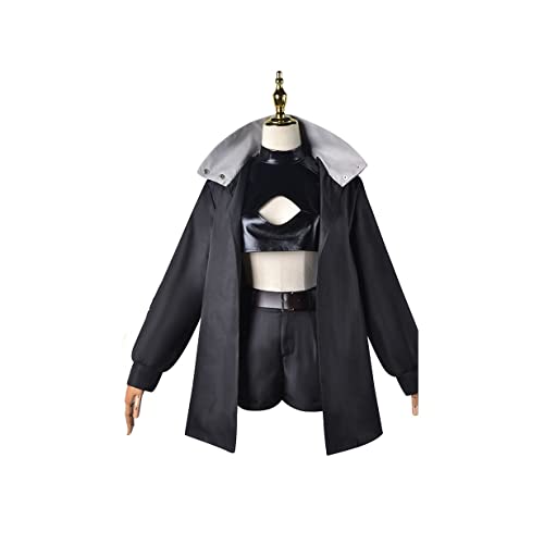 Nazuna Nanakusa Cosplay Kostüm Jacke Weste Hosen Uniform Outfit Volles Set,Black-L von KEYGEM