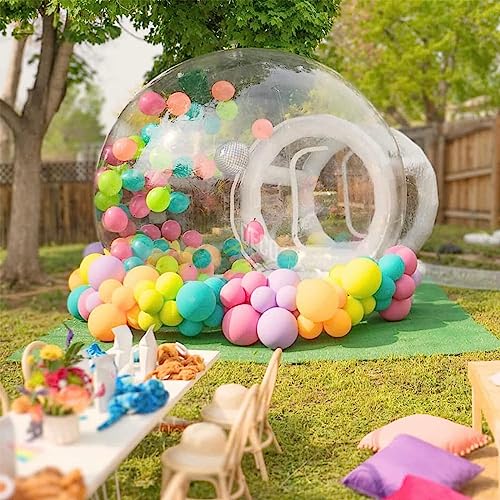 Aufblasbares Blasenhaus, Hochzeit Geburtstag Party Zelt/Clear Bubble House Zelt Aufblasbare Kuppel Mit Gebläse for Ballon Veranstaltungen(500cm) von KEuLen