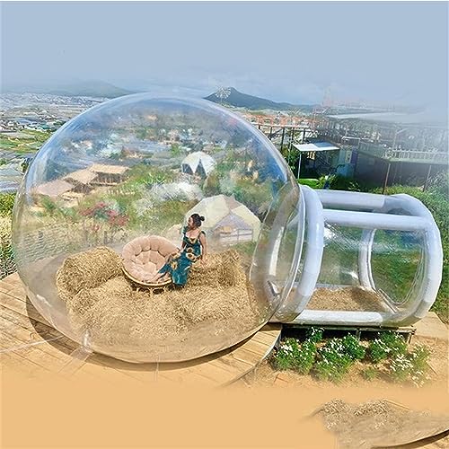 Aufblasbares klares Blasenhaus, Aufblasbares Bubble Hotel Bubble Zelt Aufblasbares Bubble Dome Zelt mit Tunnel Aufblasbarer Ballon(300cm) von KEuLen