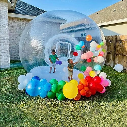 Aufblasbares klares Blasenhaus, Aufblasbares transparentes Blasenzelt mit Ballon Outdoor-Event Performance/Festival Party Tunnelzelt Camping Hotel(300cm) von KEuLen