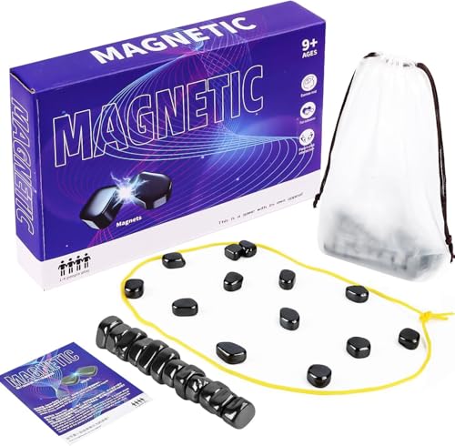 Schachbrett Magnetisch - Kampfschach Mit Magnetisch, Schachspiel magnetisch, Reisen Schach Magnetisch, Puzzle Checkers Spiel, Tragbares Schachbrett-Party Für Familientreffen (Small Box-20-Magnete) von KFDDRN