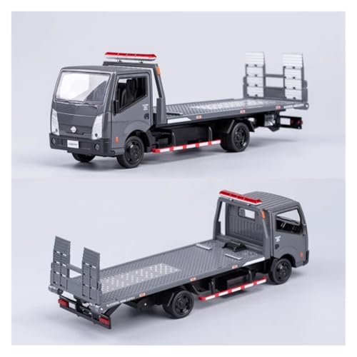 Sammlermodelle von Spielzeugautos 1/32 Legierung Verkehrsstraße Rettungs Wrecker Automodell Druckguss Engineering Anhänger LKW Modell Simulation Sound Licht Kinder Geschenk(Grey) von KFHBNI