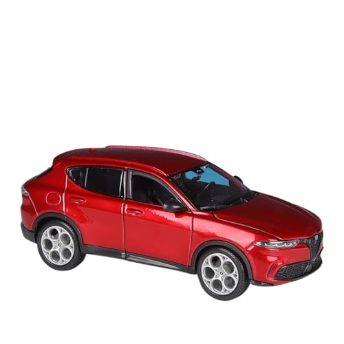 Sammlermodelle von Spielzeugautos 1:24 Stelvio SUV Legierung Automodell Druckguss Metallfahrzeuge Automodell Simulation Sammlung Kinderspielzeug Geschenk(Tonale Red) von KFHBNI