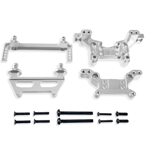 1/16 16208 16209 16210 H16 H16BM Upgrade-Kit für Karosseriesäulen vorne und hinten aus Metall, passend für ähnliche Modelle (Silber) von KFJHTWG