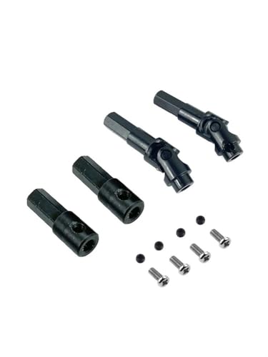 4 Stück Getriebewelle vorne Metall Hinterachse Kompatibel mit C14 C24 C34 B14 B24 B36 MN MN99S RC Auto Upgrade Teile von KFJHTWG