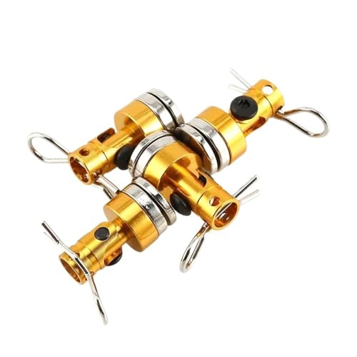 4 Stück RC Car Body Posts Magnet Invisible Fixed Mount mit Clip kompatibel mit 1/10 D110 Drift(Gold) von KFJHTWG