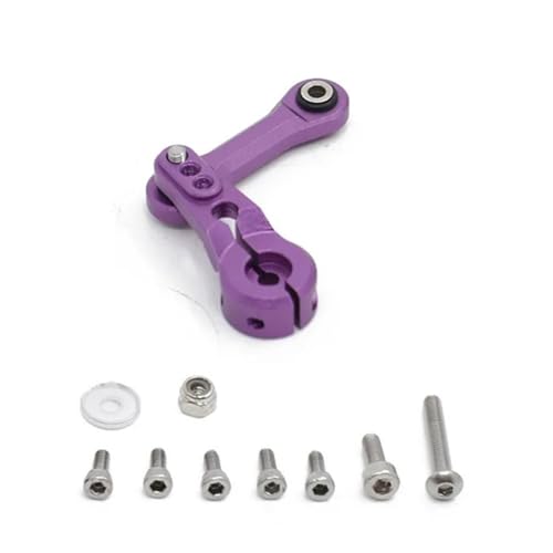 KFJHTWG 25T Servo Arm Lenkung Link Stange Kompatibel Mit 1/7 1/8 Upgrade Teile(Purple) von KFJHTWG