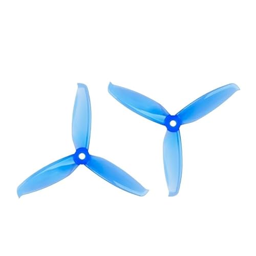 KFJHTWG 5042 5X4.2X3 3-PC Kompatible Ersatzpropeller für RC Racing Freestyle 5 Zoll Drohnen DIY Teile kompatibel mit 2205 2306 Motoren(2 Pair(Blue)) von KFJHTWG