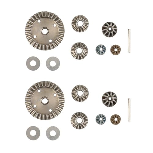 KFJHTWG Differentialantriebsgetriebe aus Metall, kompatibel mit 16889 16889A 16890 16890A SG 1601 SG 1602 SG1601 RC Autoteile Zubehör, 2 Stück von KFJHTWG