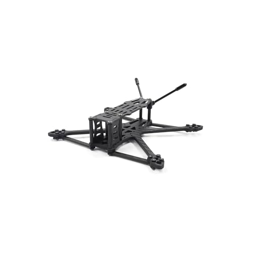 KFJHTWG GEP-ST35 155 mm 3,5-Zoll-Kohlefaser-FPV-Rahmensatz 4-mm-Armersatz, kompatibel mit SMART35 HD FPV-Freestyle-Drohnen und ähnlichen Modellen von KFJHTWG