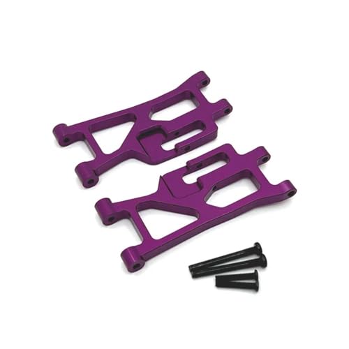 KFJHTWG Verwendet Kompatibel Mit MJX 1/14 14209 14210 RC Auto Teile Metall Upgrade Und Modifikation Hinten Unten Schwinge(Purple) von KFJHTWG