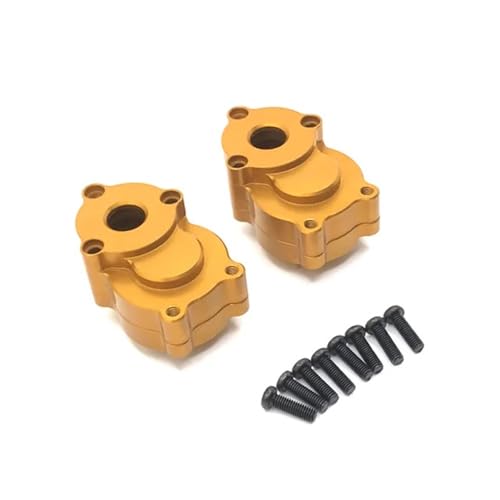 KFJHTWG Upgrade-Teile Compatible with den Hinterradsitz aus Aluminium, kompatibel mit YK4102, YK4103, YK4082, 1/10 RC-Autoteilen(Yellow) von KFJHTWG