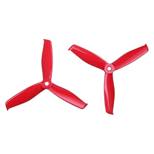 KFJHTWG Kompatibel 2 Paar 5 Farben 5055 5,0 x 5,5 PC 3 Prop CW CCW für 2205-2306 Spezialmotor(RED 2PAIR) von KFJHTWG