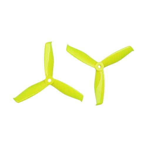 KFJHTWG Kompatibel 2 Paar 5 Farben 5055 5,0 x 5,5 PC 3 Prop CW CCW für 2205-2306 Spezialmotor(Yellow 2PAIR) von KFJHTWG