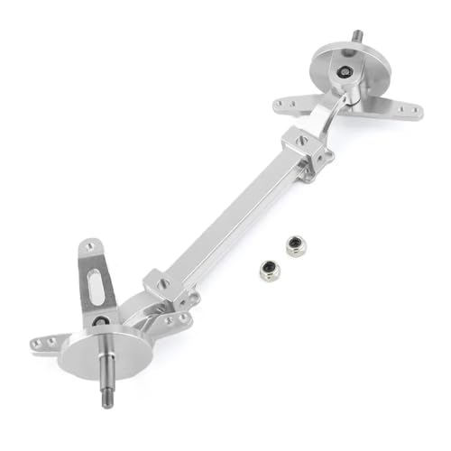 KFJHTWG Metall Vorderachse Lenkung Montage Linkage Rod Kompatibel Mit 1/14 RC Auto Upgrade Teile(Silver A) von KFJHTWG