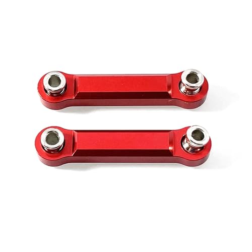 KFJHTWG Mjx Hyper Go 1/14 14301 14302 Fernbedienung Auto Kompatibel Verbesserte Metall Lenkstange Modifizierte Zubehör Teile(Red) von KFJHTWG