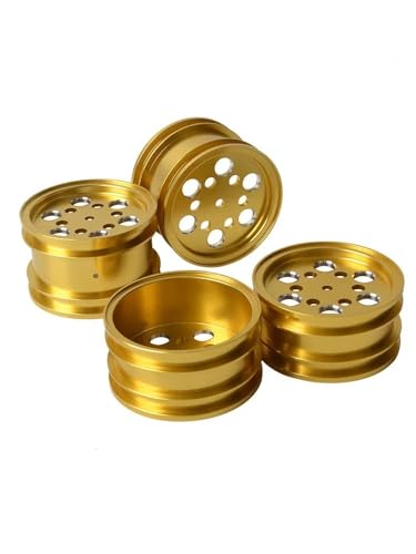 KFJHTWG Naben-Set, kompatibel mit Rädern aus Aluminiumlegierung, kompatibel mit Buggy Super Hot Shot Super Big Wig Bumerang (Gold-B) von KFJHTWG