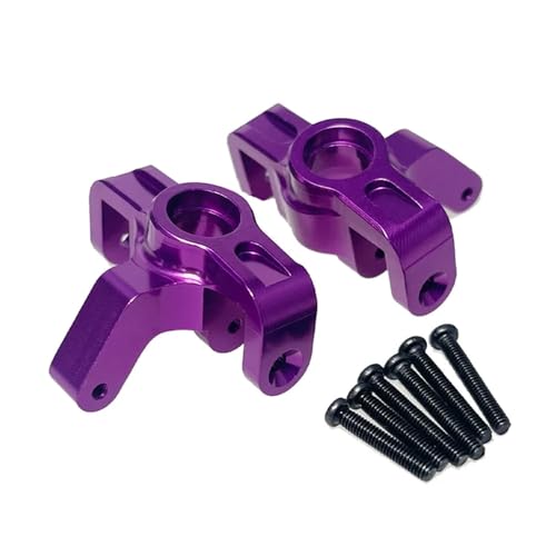 KFJHTWG Upgrade Metall Lenkbecher Zubehör für Hyper Go 1/14 14209 14210 H14BM Fernbedienung Auto kompatibel mit ähnlichen Modellen(Purple) von KFJHTWG