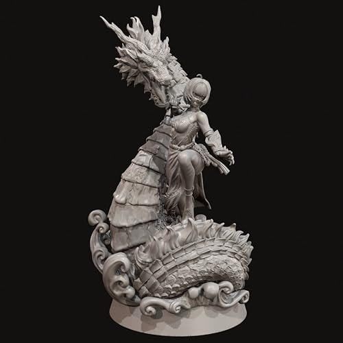 KGJAQT 1/24 Ancient Female Warrior Resin Model Kit Unbemalt und unmontiert Soldat Resin Model Kit //U9I7h7 von KGJAQT