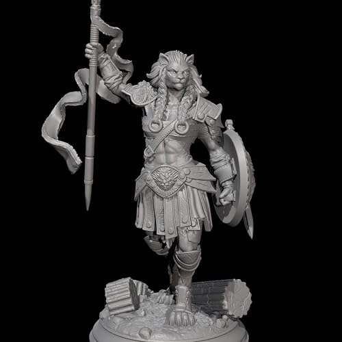 KGJAQT 1/24 - Ancient Orc Warrior Krieger Resin Model Kit Unbemalt und unmontiert Soldat Resin Model Kit //U9I4h3 von KGJAQT