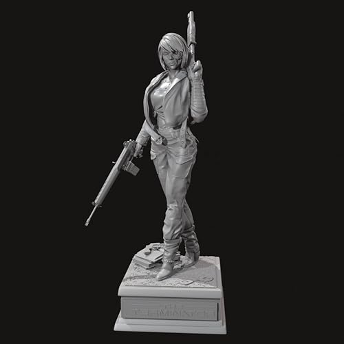 KGJAQT 1/24 Sci-Fi Agent Female Warrior Resin Model Kit Unbemalt und unmontiert Soldat Resin Model Kit //U9I6h9 von KGJAQT