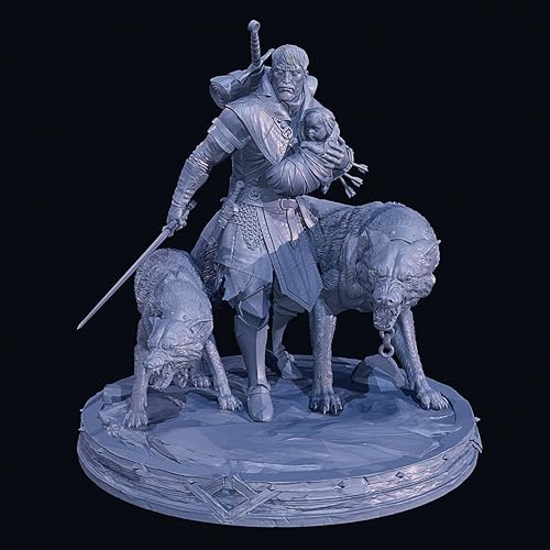 KGJAQT 1/35 Ancient European Samurai Warrior Resin Model KitUnbemalt und unmontiert Soldier Resin Model Kit //U8I6h8 von KGJAQT