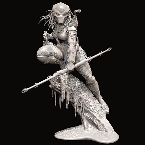 KGJAQT 95mm Sci-Fi Alien Kreatur Weiblicher Krieger Harz Modell bausatz Unbemalt und unmontiert Soldat Harz Modell bausatz //U7I0h3 von KGJAQT