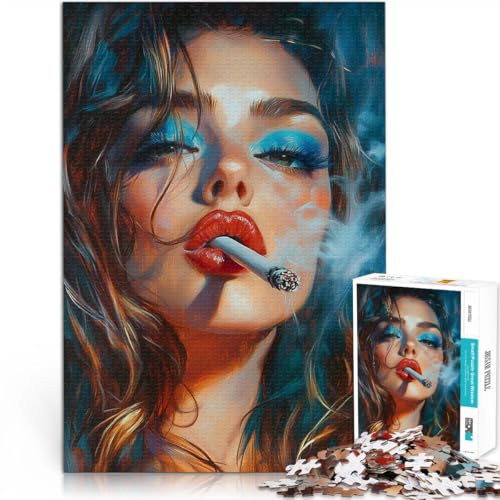 1000-Teile-Puzzle für Erwachsene “Beauty Portrait” Aus Karton,Geeignet für Kinder ab 14 Jahren Lernspiele, Heimdekorationsspiel. Geburtstagsgeschenke。Größe:26x38cm/10.2x14.9Zoll 1000-Teile-Puzzle für Erwachsene “Beauty Portrait” Aus Karton,Geeignet für Kinder ab 14 Jahren Lernspiele, Heimdekorationsspiel. Geburtstagsgeschenke。Größe:26x38cm/10.2x14.9Zoll von KGUHVFTK