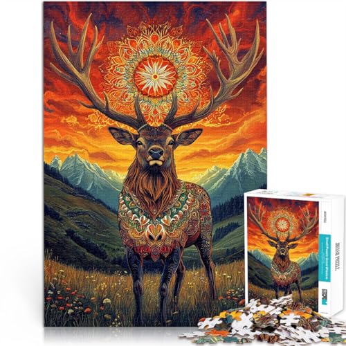 Schweres Puzzle für Erwachsene, 1000 Teile “ Hirsch-Kunststil” Aus Karton,für und ab 14 Jahren Lernspielzeug für die ganze Familie Lustige Aktivitäten zu Hause, Geburtstagsgeschenke, Reisegeschenke,。 Schweres Puzzle für Erwachsene, 1000 Teile “ Hirsch-Kunststil” Aus Karton,für und ab 14 Jahren Lernspielzeug für die ganze Familie Lustige Aktivitäten zu Hause, Geburtstagsgeschenke, Reisegeschenke,。 von KGUHVFTK