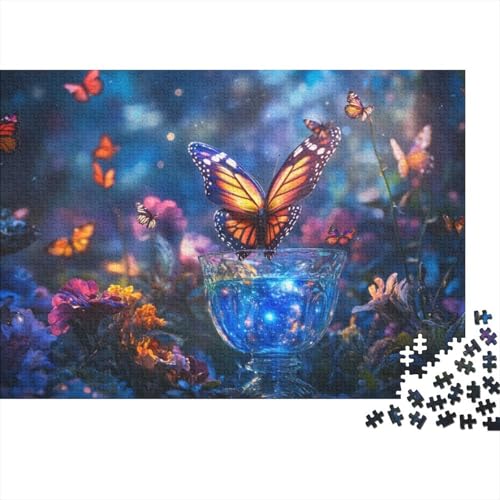 1000-teilige Holzpuzzles Für Erwachsene Beautiful Butterfly Puzzles 1000 Teile Puzzle 1000pcs (75x50cm) von KHHKJBVCE