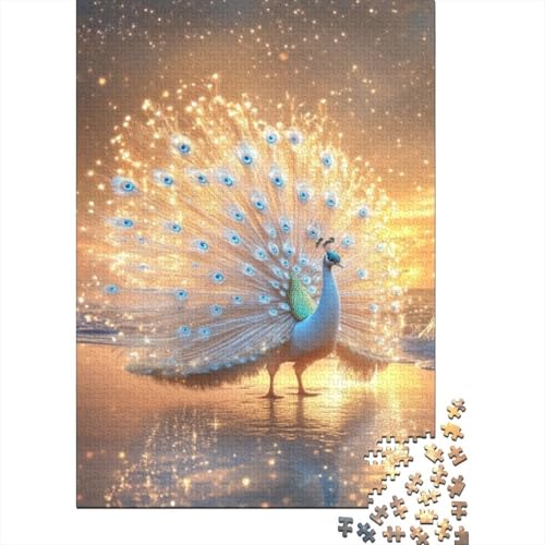 1000-teilige Holzpuzzles Für Erwachsene Beautiful Peacock 1000-teilige Puzzles, Lernspiele Für Erwachsene 1000pcs (75x50cm) von KHHKJBVCE