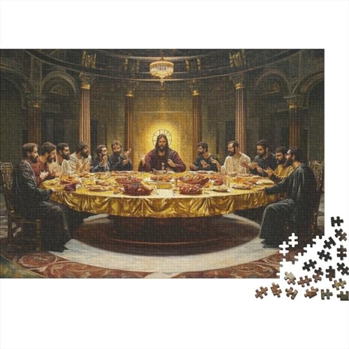 1000-teilige Holzpuzzles Für Erwachsene Church Fresco Puzzles 1000 Teile Stressabbauende Puzzles 1000pcs (75x50cm) von KHHKJBVCE