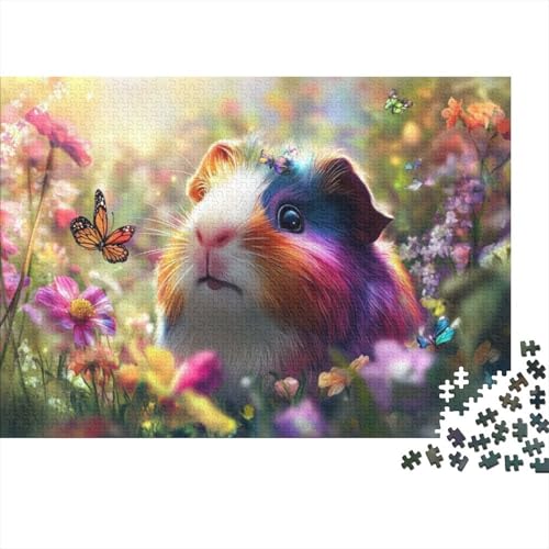 1000-teilige Holzpuzzles Für Erwachsene Colored Guinea Pig Puzzles 1000 Teile Puzzle 1000pcs (75x50cm) von KHHKJBVCE